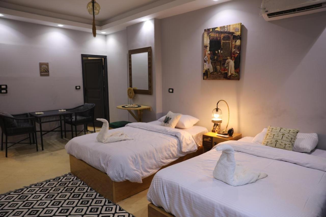 King Tout Hotel Pyramids View Cairo Exterior foto