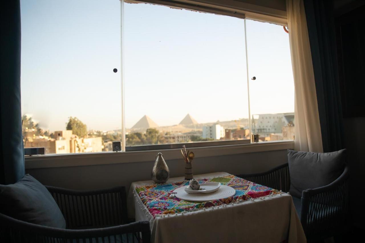 King Tout Hotel Pyramids View Cairo Exterior foto
